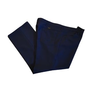 Vintage Wrangler 82NV Wrancher Pants Mens (48x30) Blue Polyester Made In USA